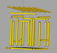 Garden house exploded view