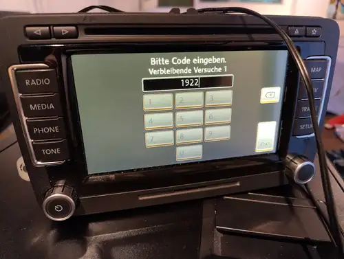 RNS 510 Code Finder result