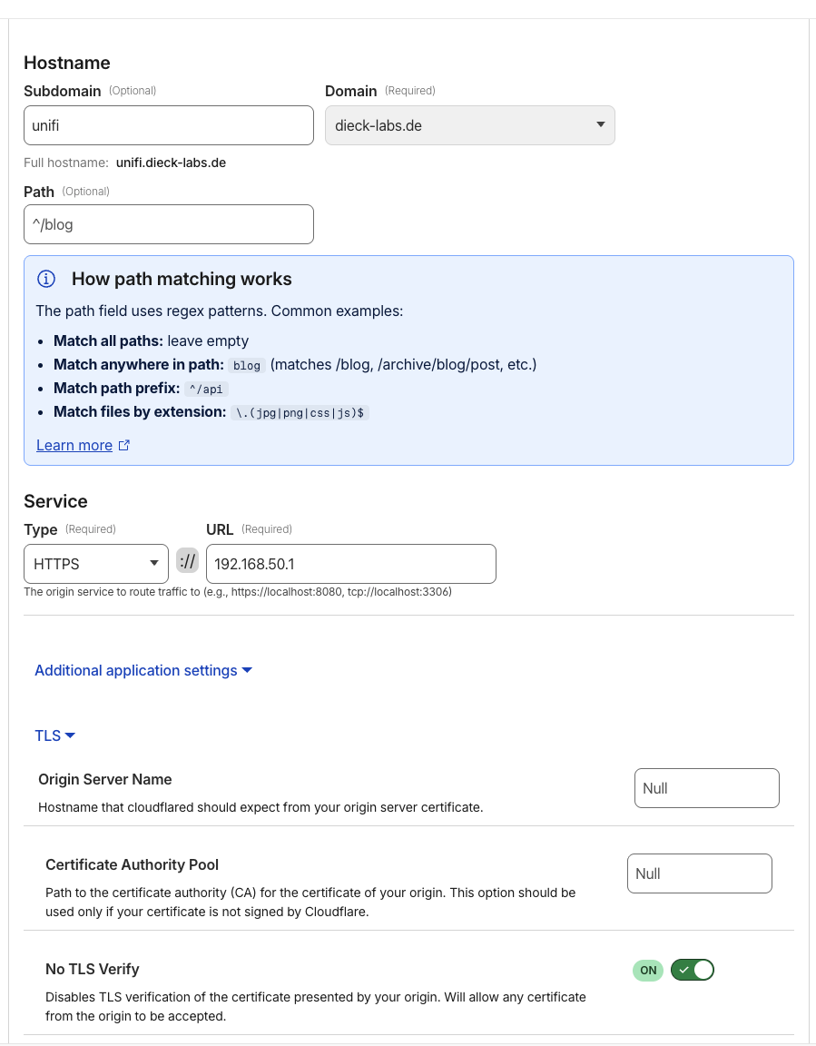 No TLS Verify option in tunnel settings